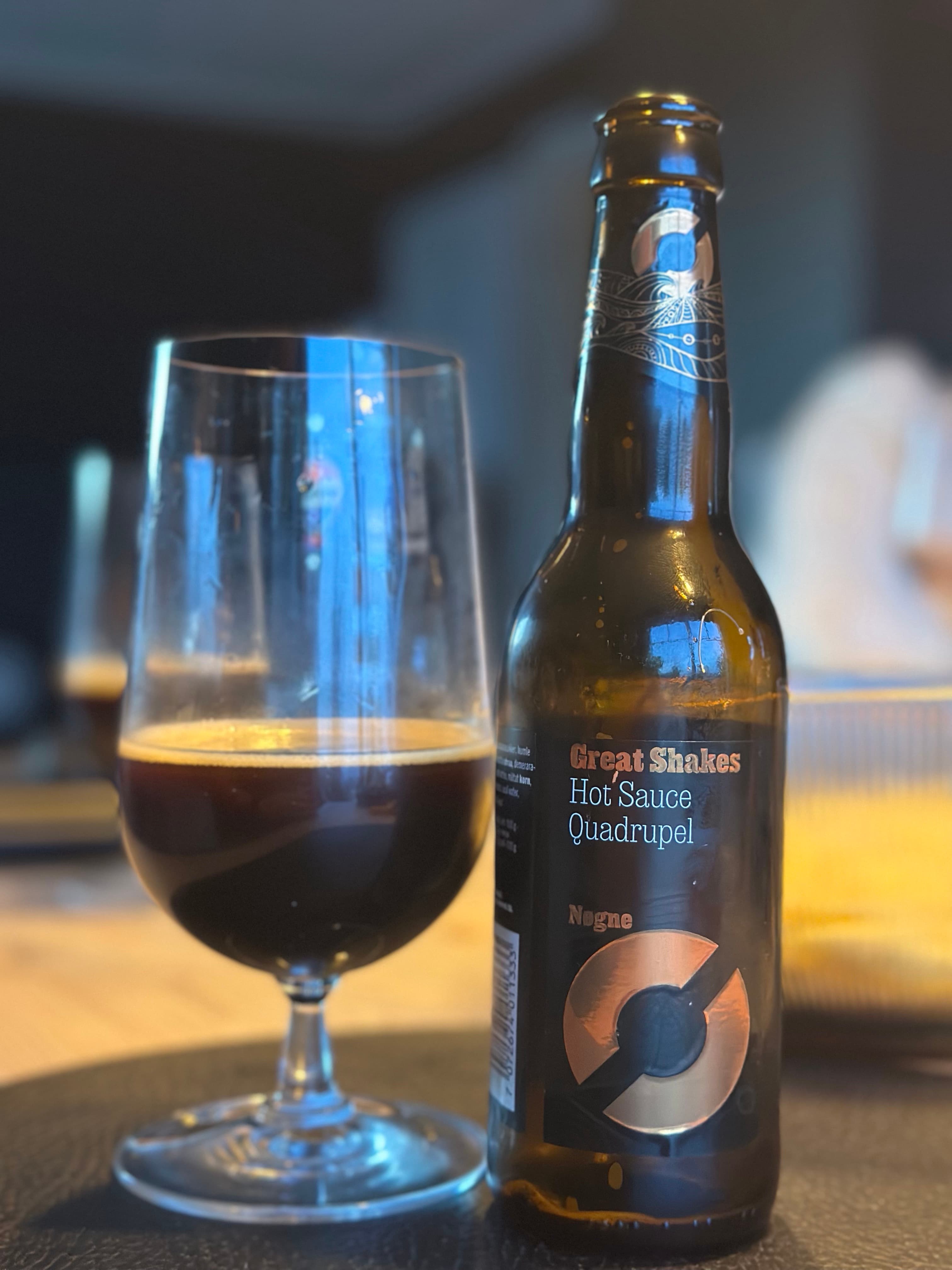 Great Shakes Hot Sauce Quadrupel from Nøgne Ø beer photo