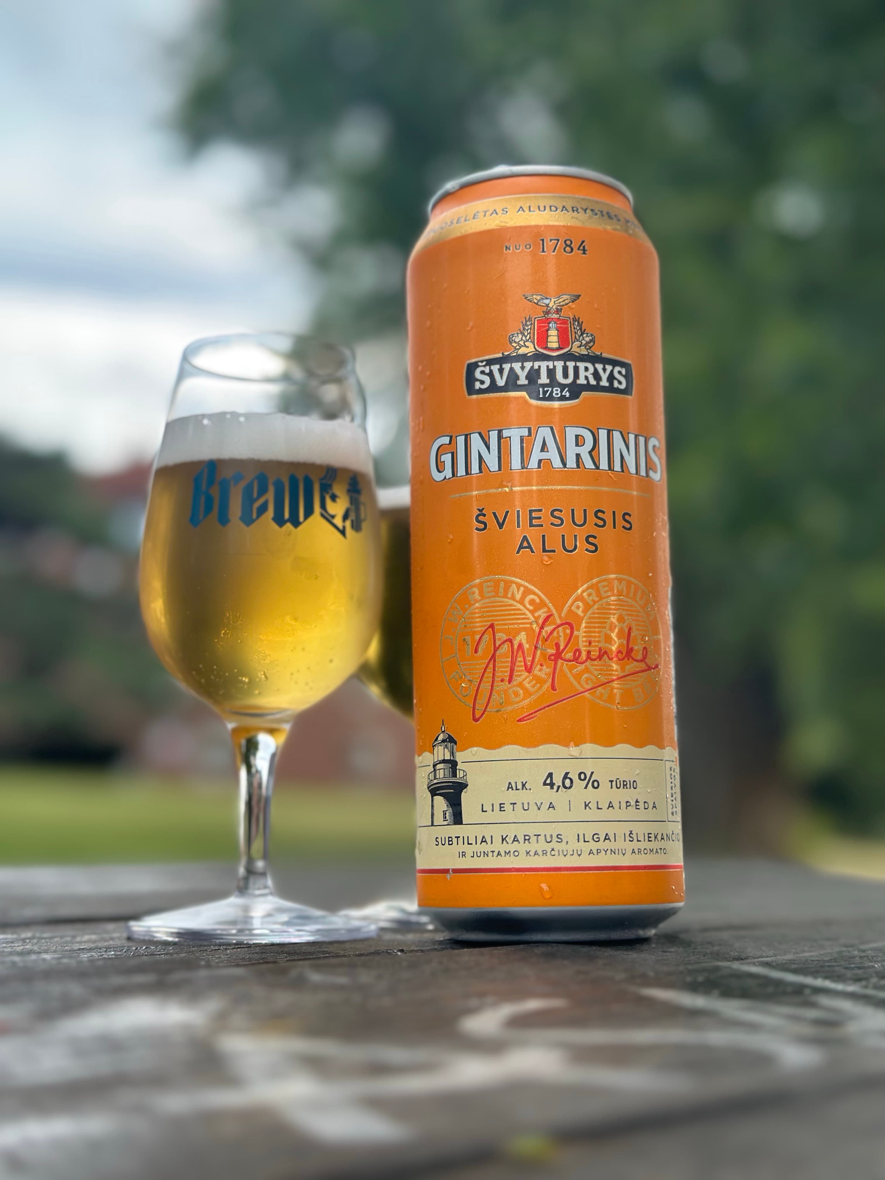 Gintarinis from Švyturys beer photo