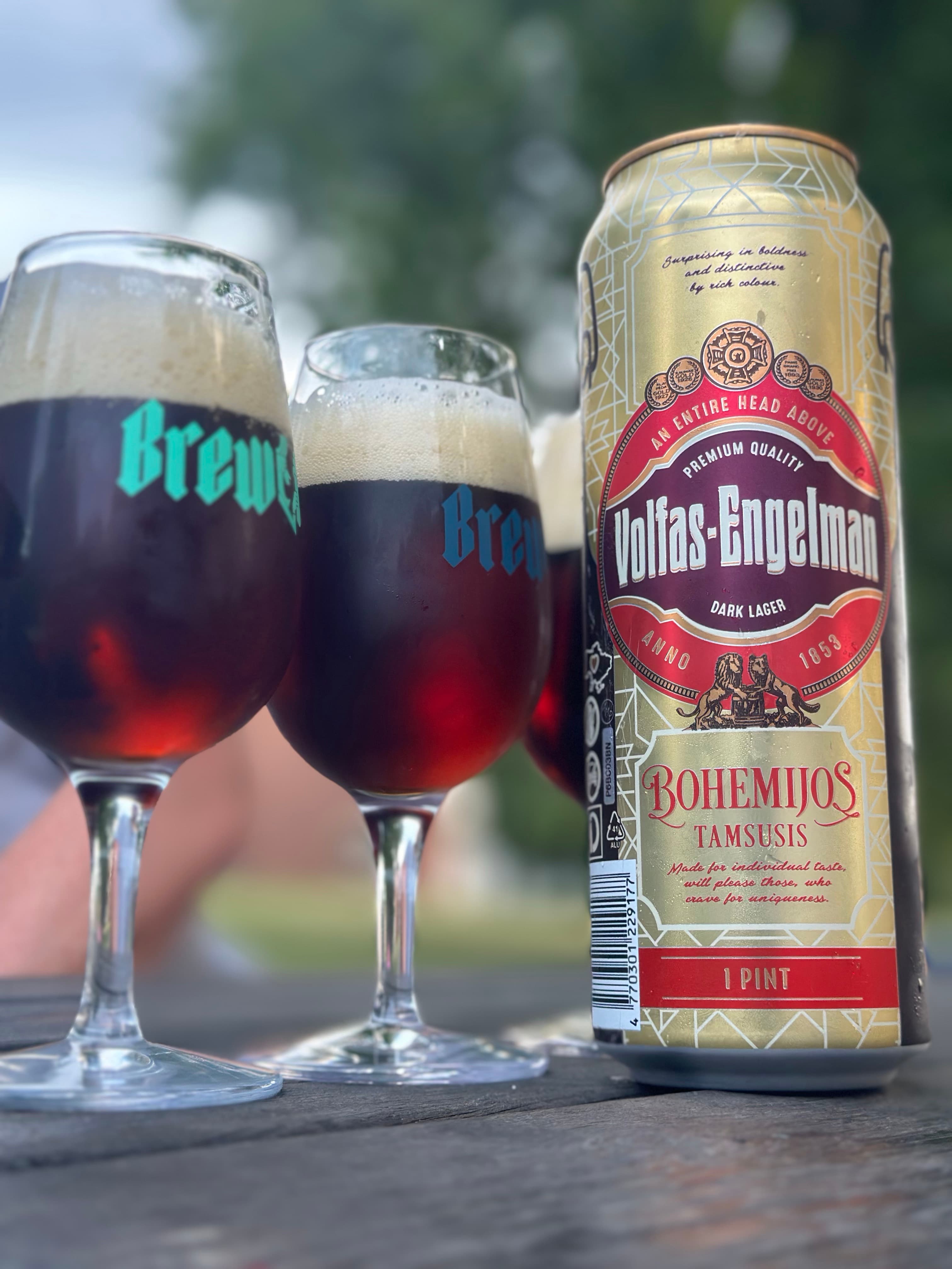 Bohemijos Tamsusis from Volfas Engelman beer photo