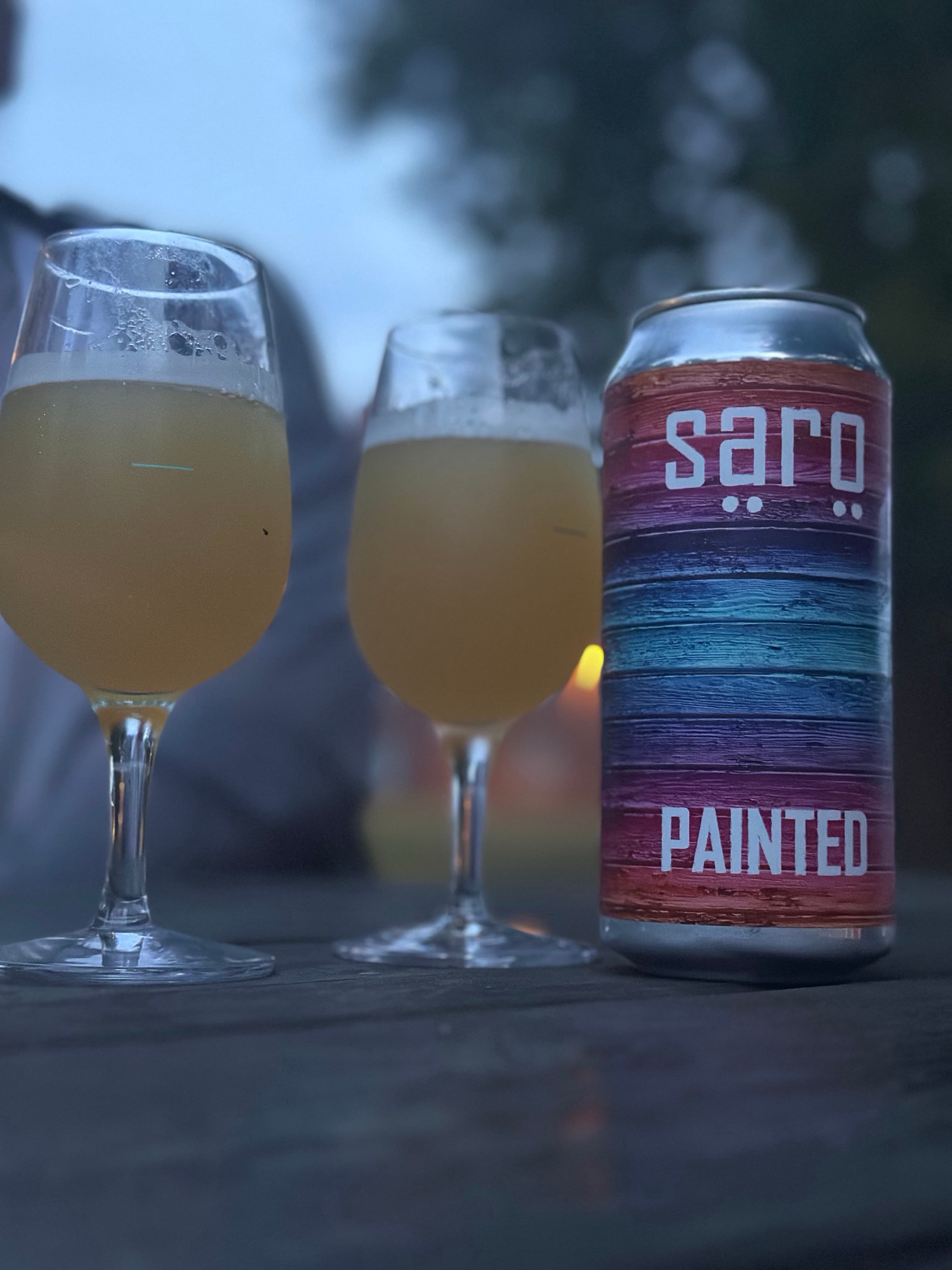 Painted from Saro beer photo