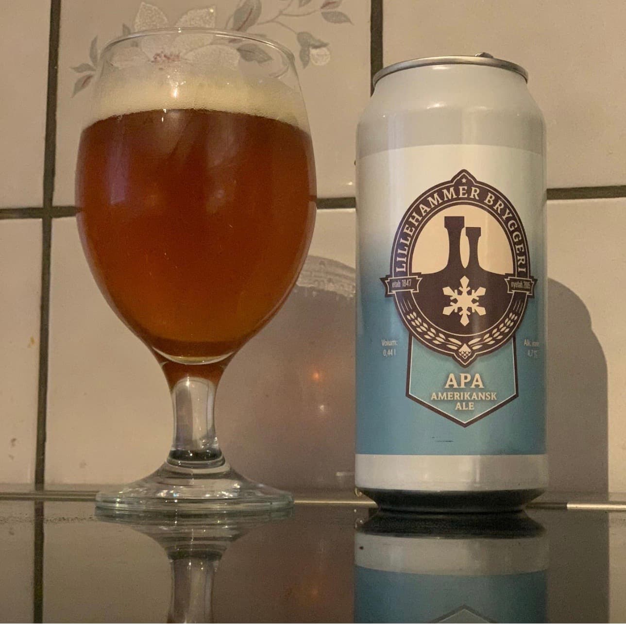 APA Amerikansk Ale from Lillehammer Bryggeri beer photo
