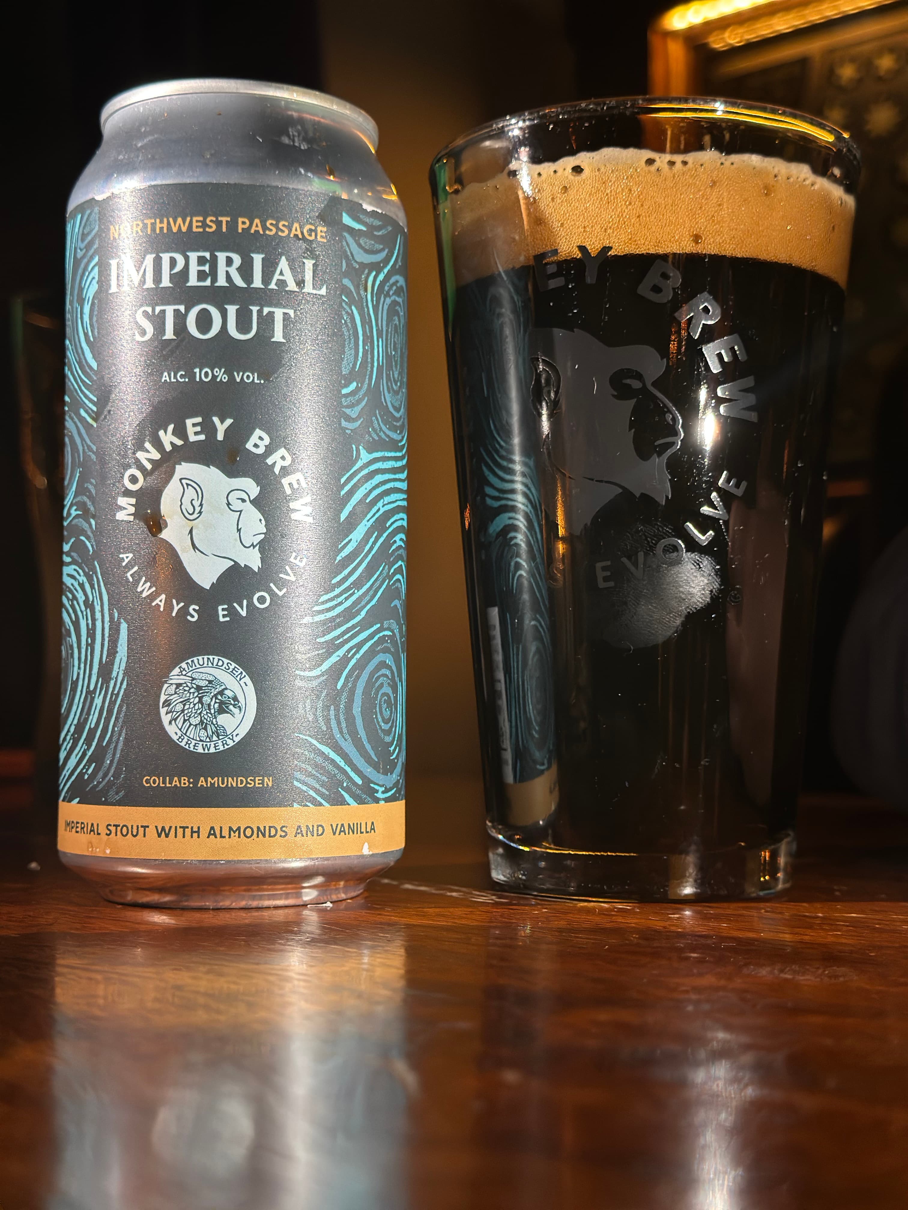 Northwest Passage Imperial Stout from Monkey Brew beer photo