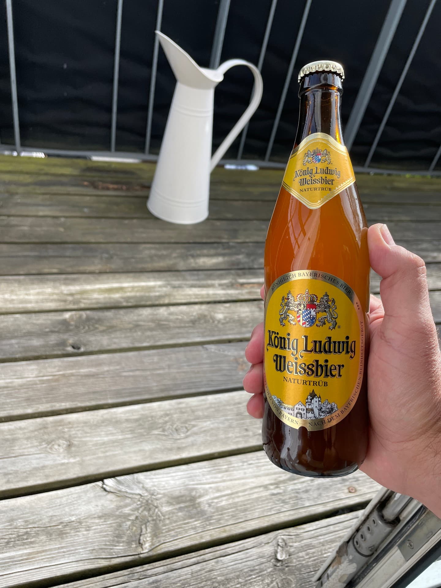 König Ludwig Weissbier Naturtrüb, shared by @amazonrivertrip