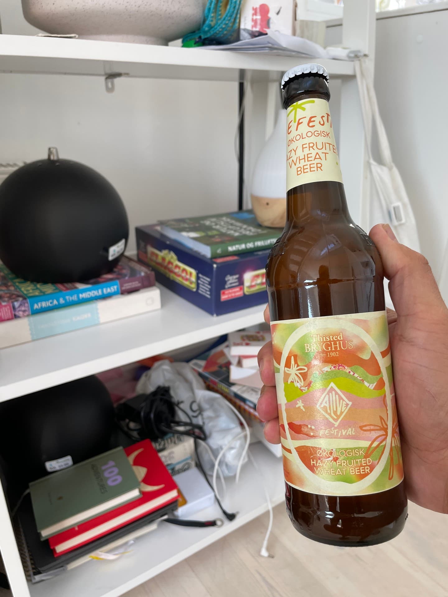 Økologisk Hazy Fruited Wheat Beer by Thisted Bryghus, shared by @amazonrivertrip