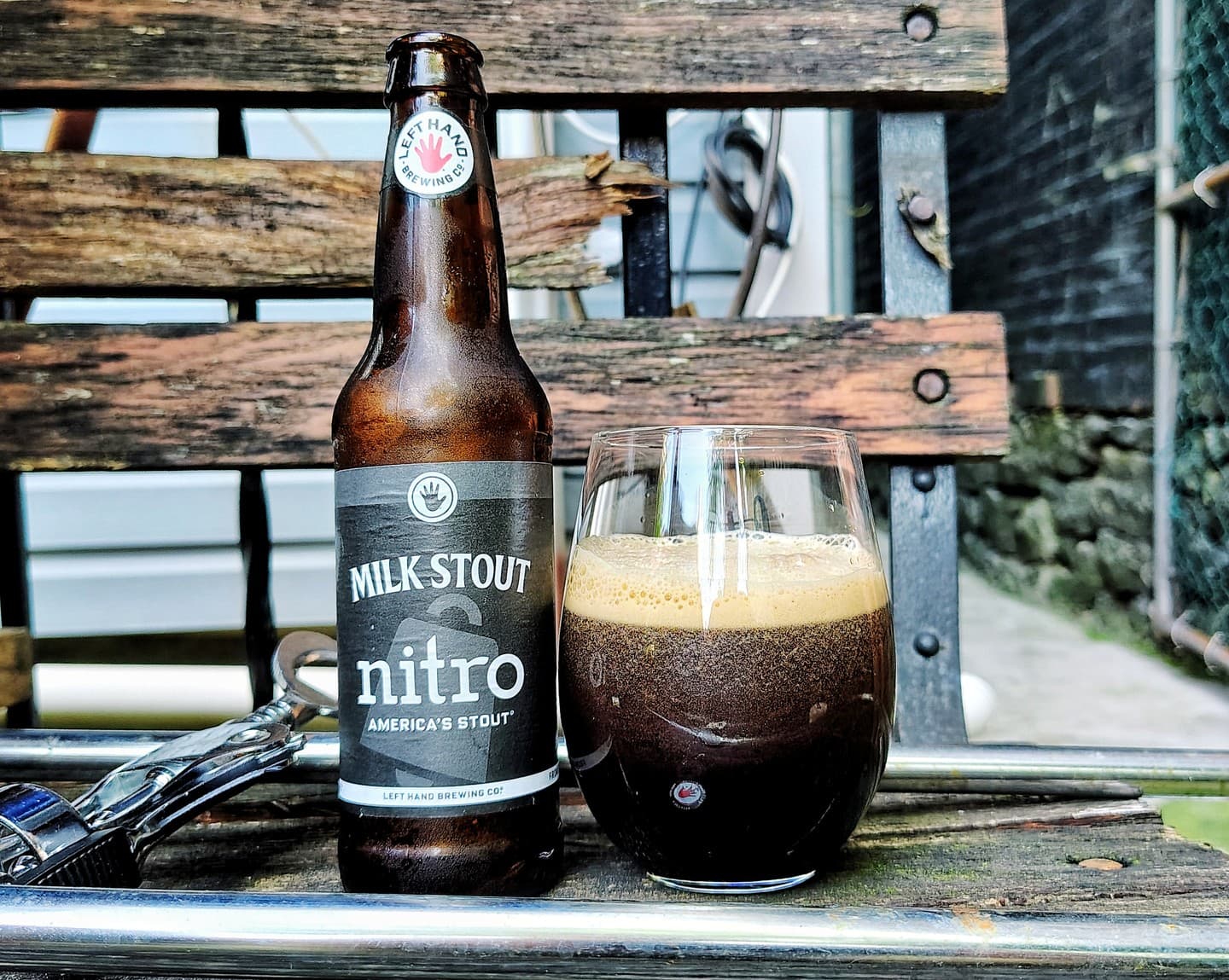 Left Hand Milk Stout Nitro by Left Hand Brewing Company, shared by @unclaimed