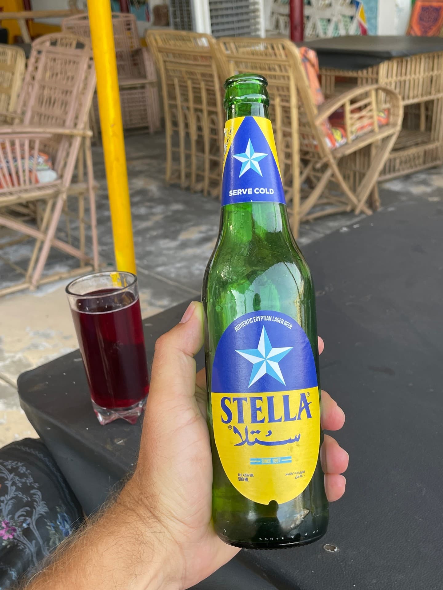 Stella Lager by Brewed in Giza, shared by @amazonrivertrip