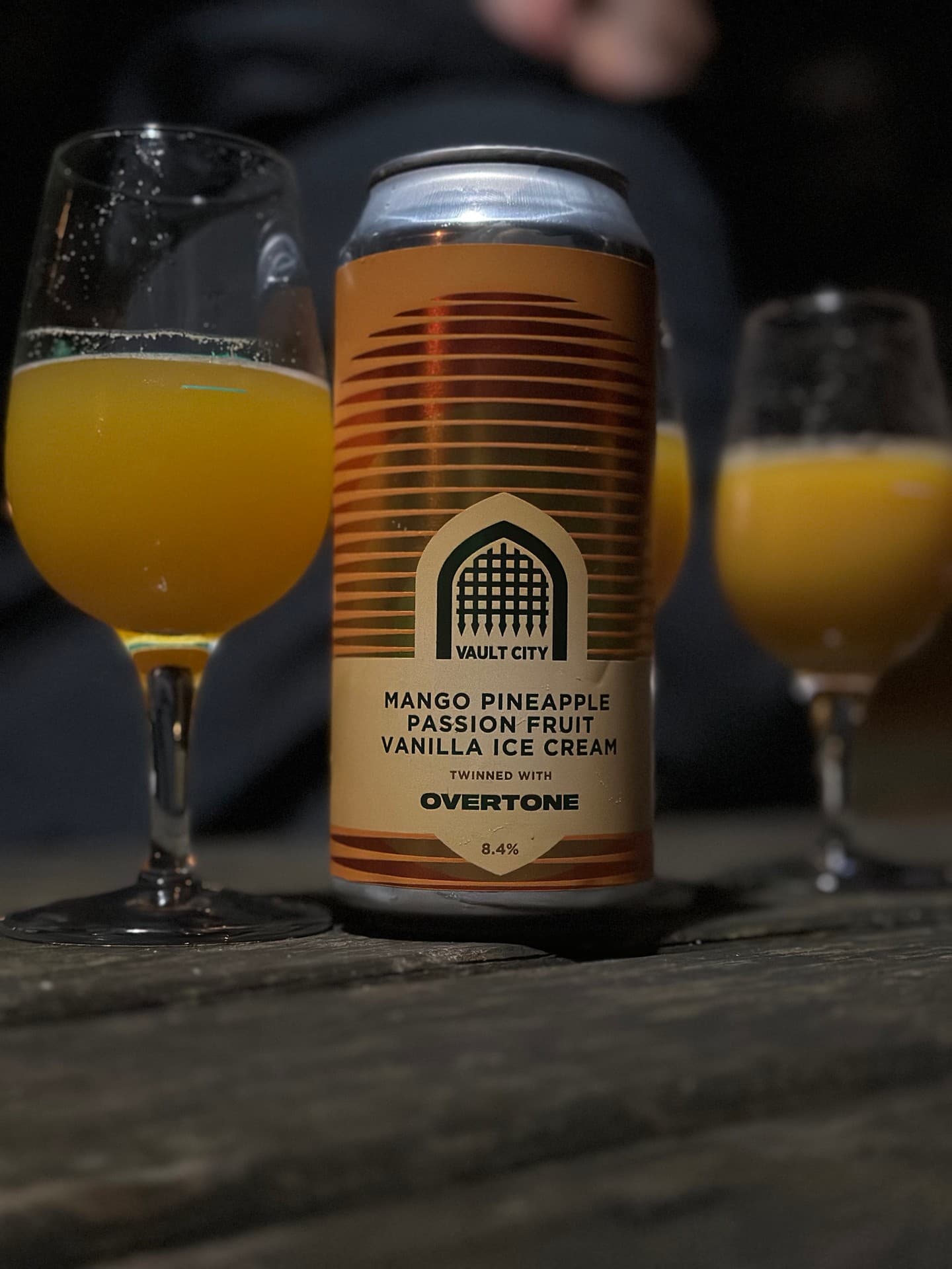 Mango Pineapple Passion Fruit Vanilla Ice Cream by Vault City x Overtone, shared by @beer_i_have_tasted