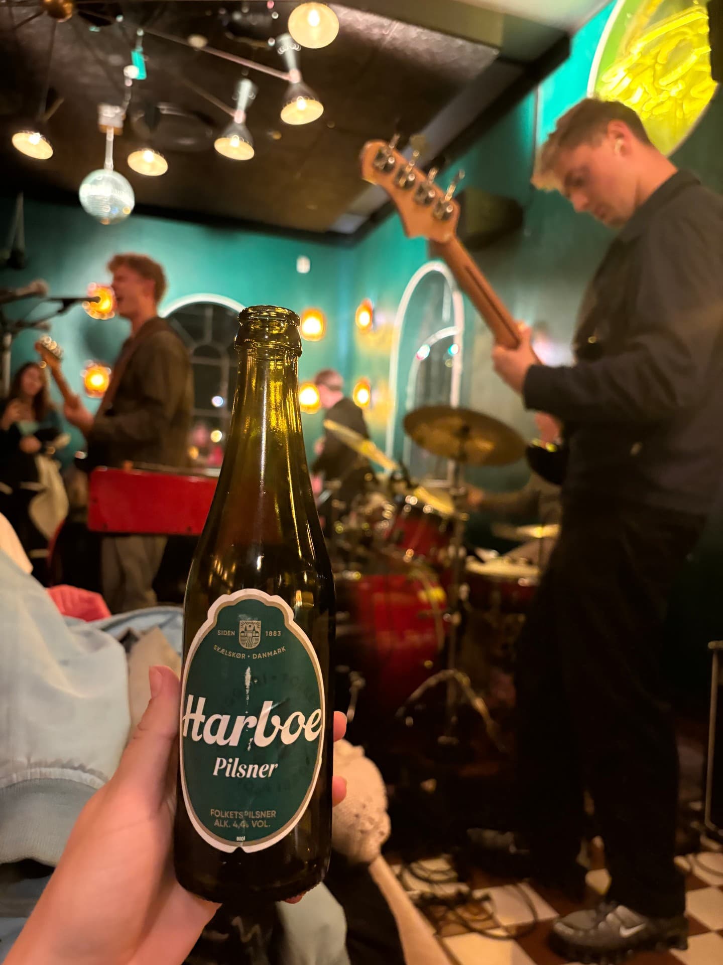 Harboe Pilsner beer photo