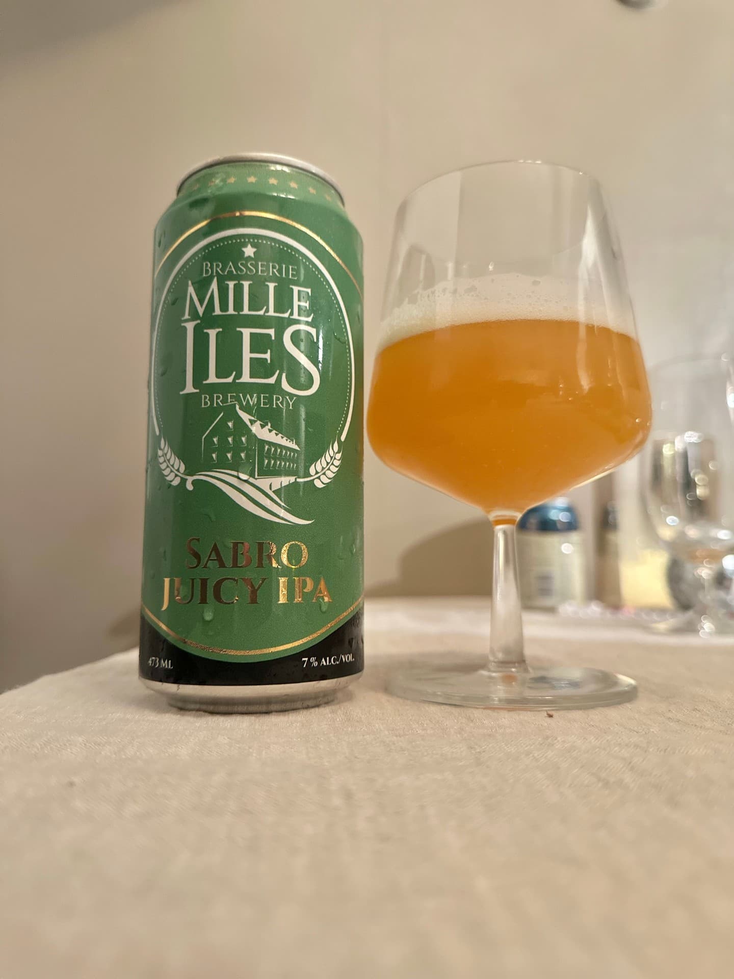 Sabro Juicy IPA by Brasserie Mille Iles, shared by @beer_i_have_tasted