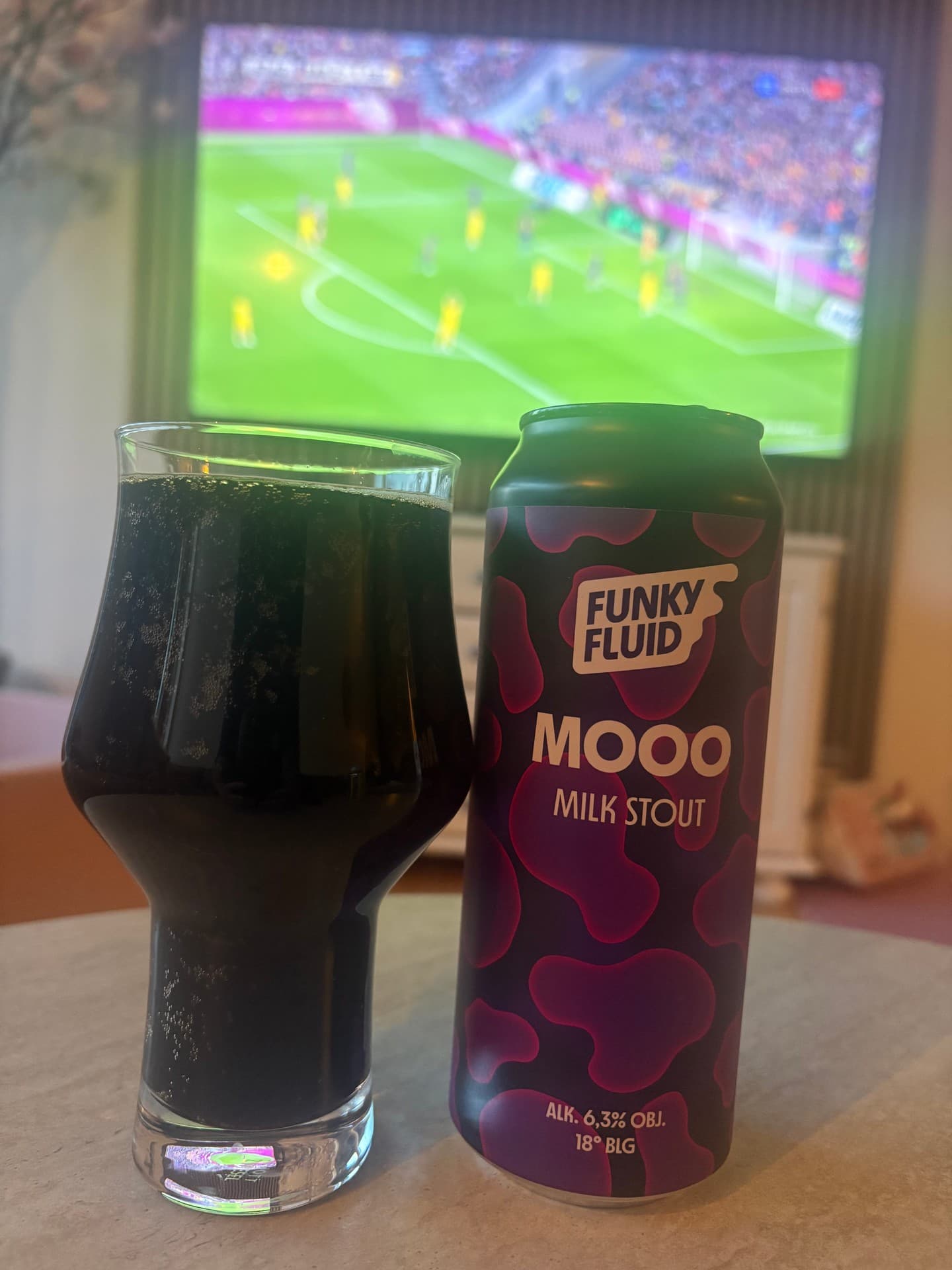 Mooo Milk Stout by Funky Fluid, shared by @unclaimed