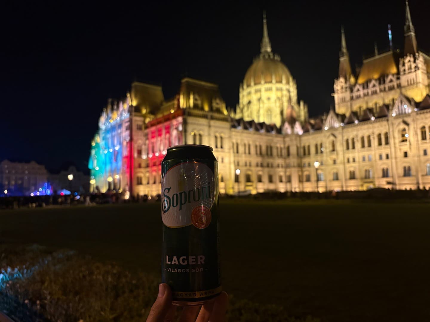 Soproni Lager beer photo