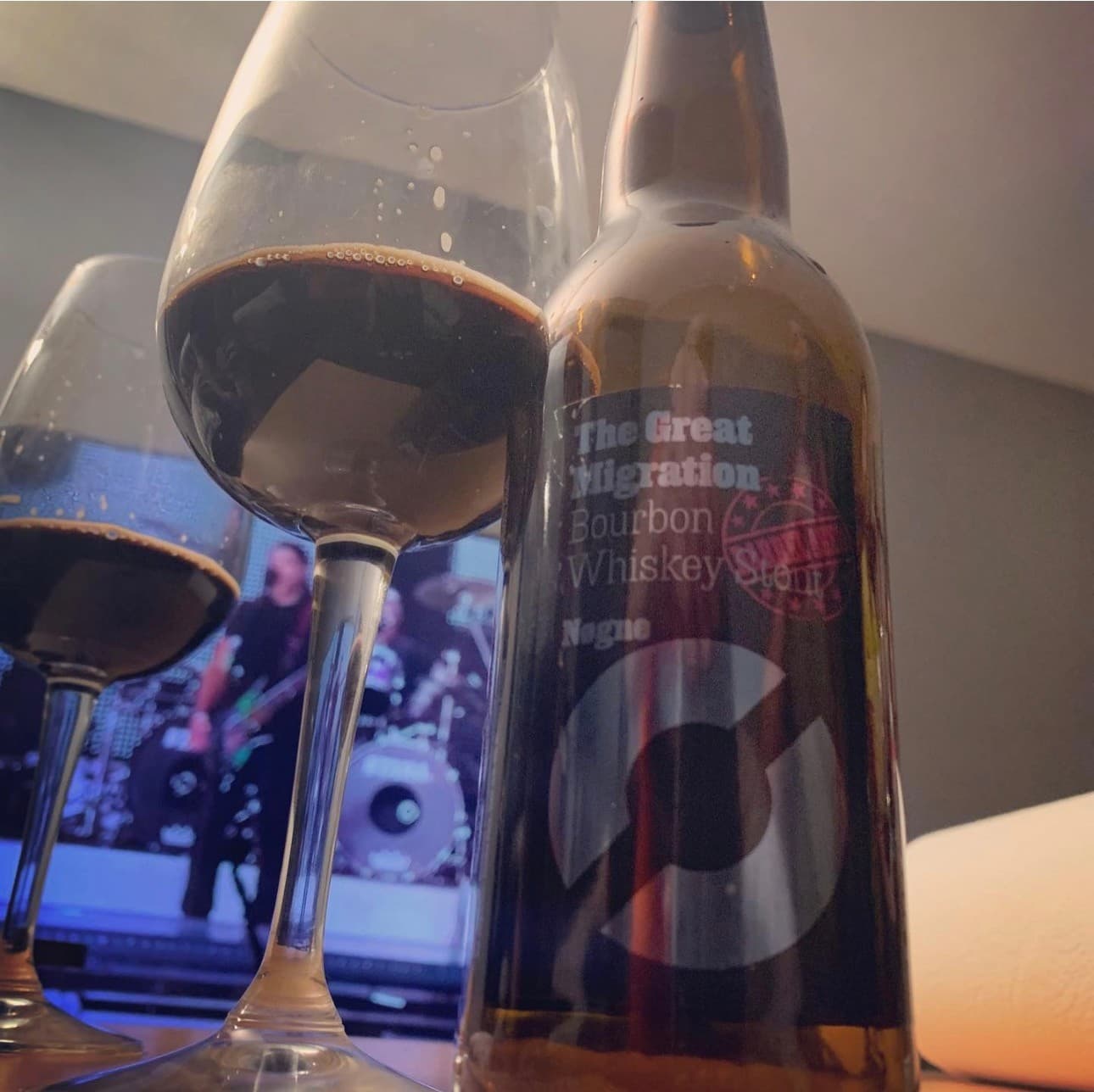 The Great Migration Bourbon Whiskey Stout by Nøgne, shared by @beer_i_have_tasted