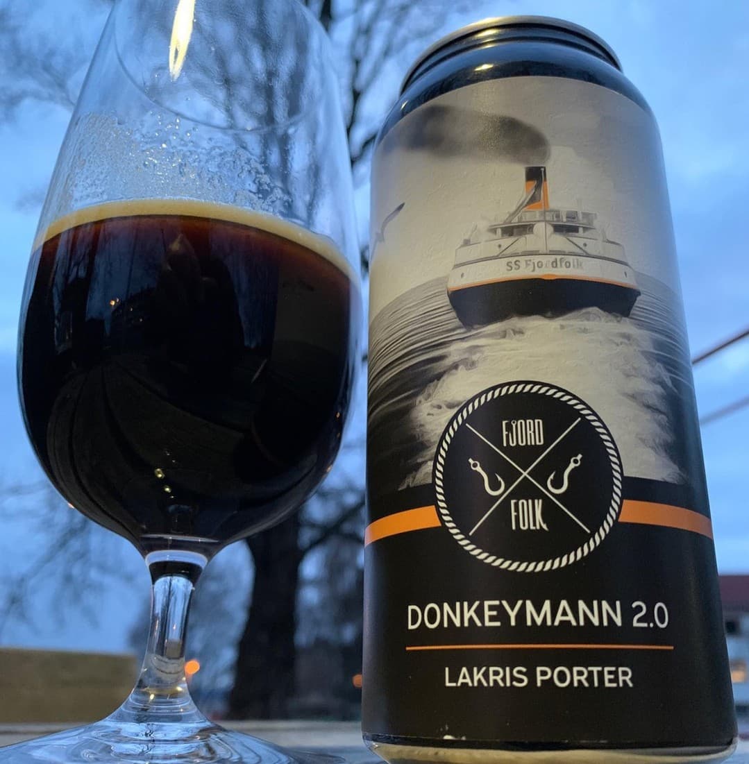 Donkeymann 2.0 Lakris Porter by Fjord Folk, shared by @beer_i_have_tasted