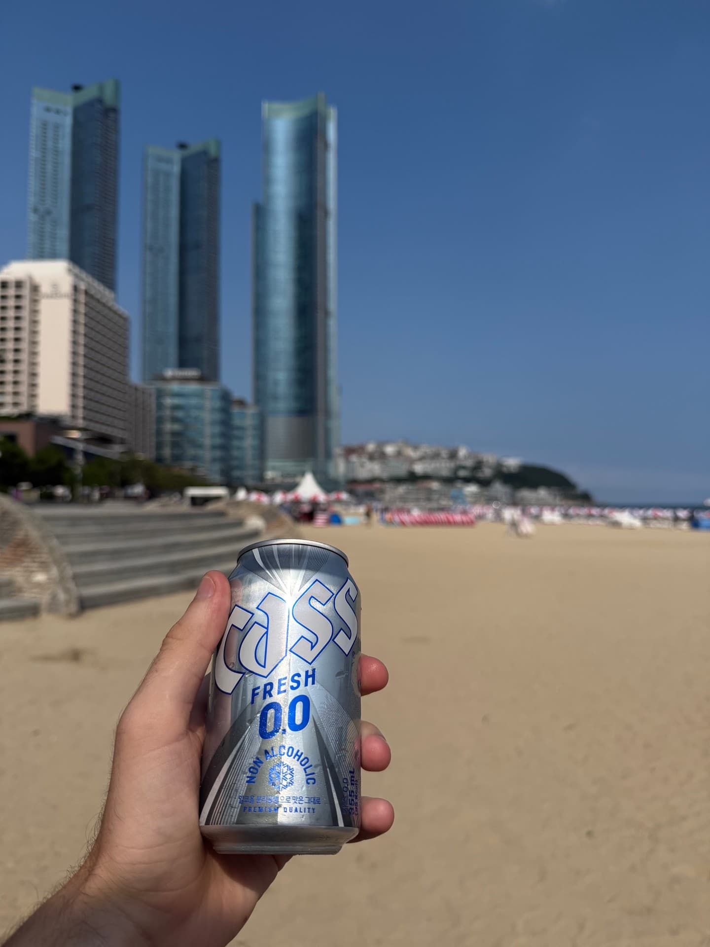 Cass Fresh 0.0 by Oriental Brewery (OB), shared by @andreaskromann