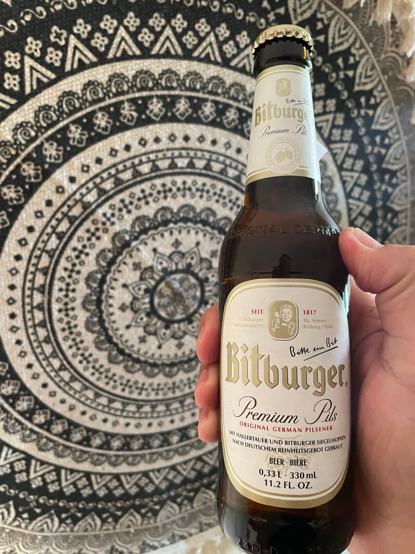 Bitburger Premium Pils by Bitburger, shared by @amazonrivertrip
