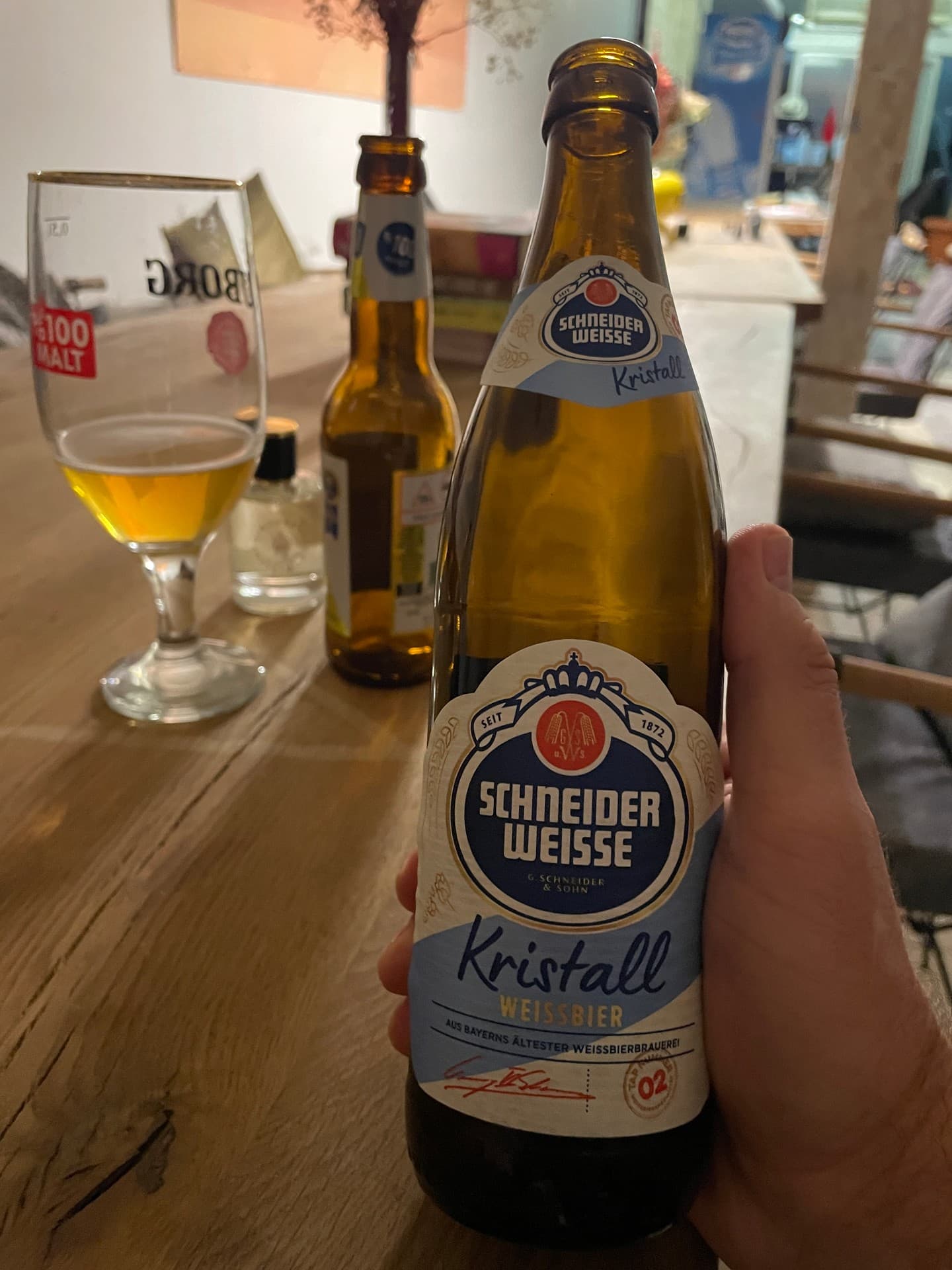 Kristall Weissbier from Schneider Weisse beer photo
