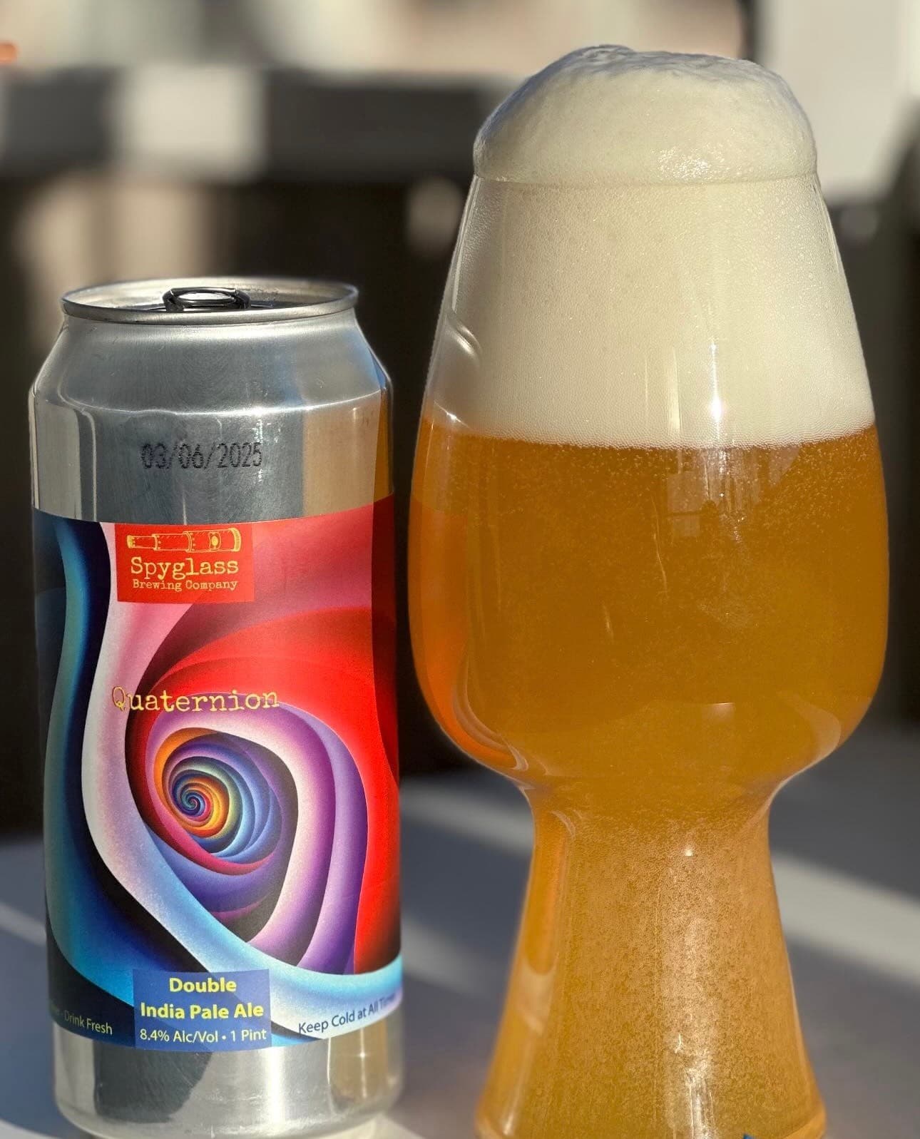 Quaternion Double IPA by Spyglass Brewing Company, shared by @beer_i_have_tasted