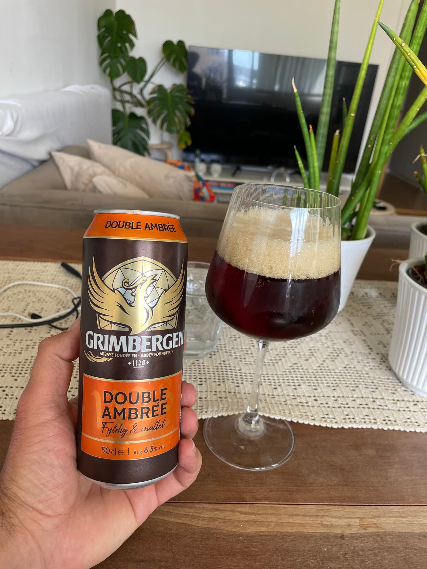 Grimbergen Double Ambrée beer photo