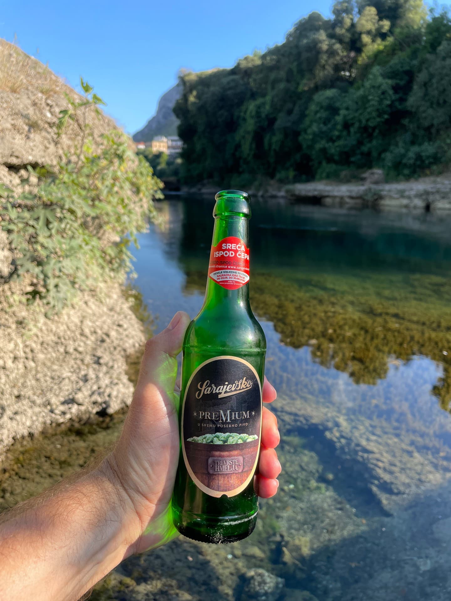 Sarajevsko Premium by Bosnia’s oldest brewery, shared by @amazonrivertrip
