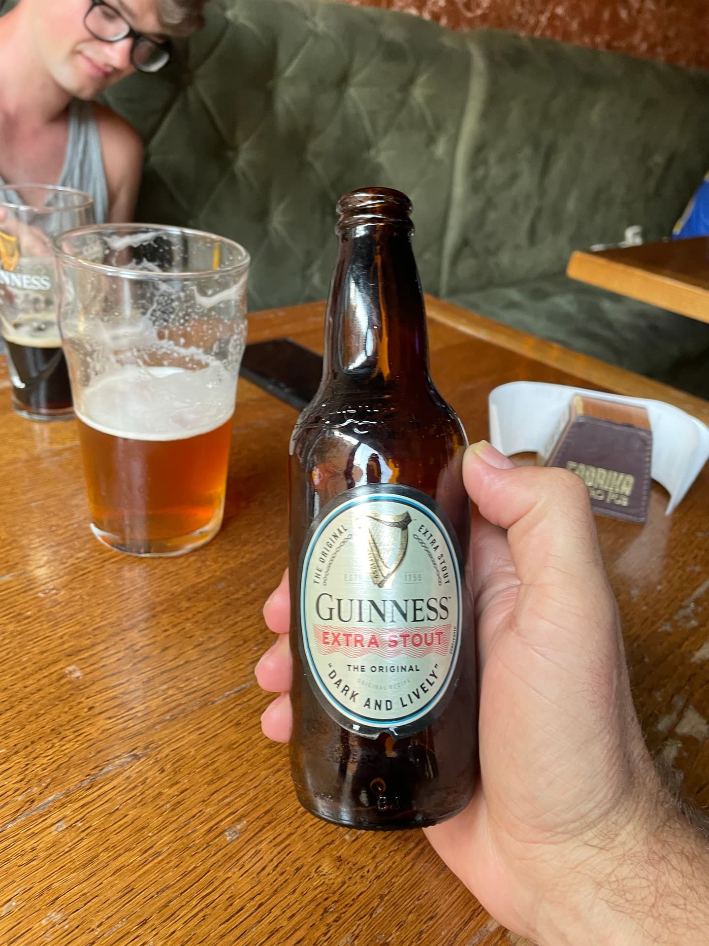 Guinness Extra Stout by Dublin, shared by @amazonrivertrip